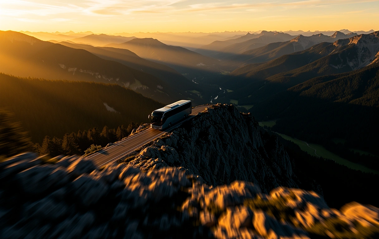Mountain pass route